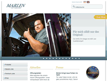 Tablet Screenshot of marlen-truck.de